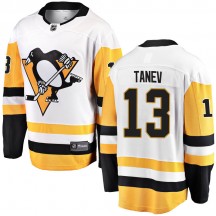 Youth Fanatics Branded Pittsburgh Penguins Brandon Tanev White Away Jersey - Breakaway