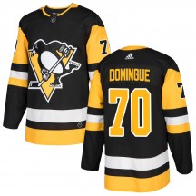 Youth Adidas Pittsburgh Penguins Louis Domingue Black Home Jersey - Authentic