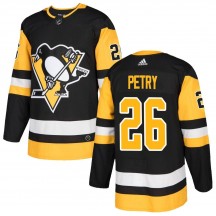 Youth Adidas Pittsburgh Penguins Jeff Petry Black Home Jersey - Authentic