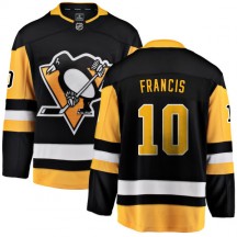 Men's Fanatics Branded Pittsburgh Penguins Ron Francis Black Home Jersey - Breakaway