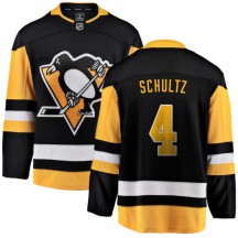 Men's Fanatics Branded Pittsburgh Penguins Justin Schultz Black Home Jersey - Breakaway