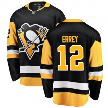 Men's Fanatics Branded Pittsburgh Penguins Bob Errey Black Home Jersey - Breakaway