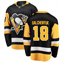 Men's Fanatics Branded Pittsburgh Penguins Alex Galchenyuk Black Home Jersey - Breakaway