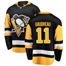 Men's Fanatics Branded Pittsburgh Penguins Frederick Gaudreau Black Home Jersey - Breakaway