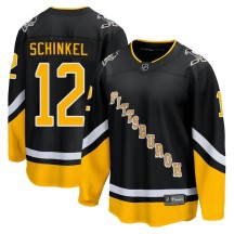 Men's Fanatics Branded Pittsburgh Penguins Ken Schinkel Black 2021/22 Alternate Breakaway Player Jersey - Premier