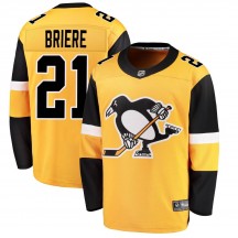 Men's Fanatics Branded Pittsburgh Penguins Michel Briere Gold Alternate Jersey - Breakaway