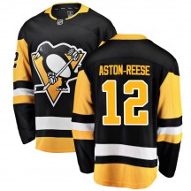 Youth Fanatics Branded Pittsburgh Penguins Zach Aston-Reese Black Home Jersey - Breakaway