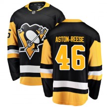 Youth Fanatics Branded Pittsburgh Penguins Zach Aston-Reese Black Home Jersey - Breakaway