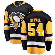 Youth Fanatics Branded Pittsburgh Penguins Thomas Di Pauli Black Home Jersey - Breakaway