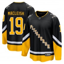 Youth Fanatics Branded Pittsburgh Penguins Rick Macleish Black 2021/22 Alternate Breakaway Player Jersey - Premier