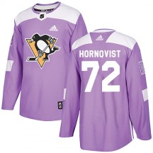 Youth Adidas Pittsburgh Penguins Patric Hornqvist Purple Fights Cancer Practice Jersey - Authentic