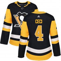 Women's Adidas Pittsburgh Penguins Cody Ceci Black Home Jersey - Authentic