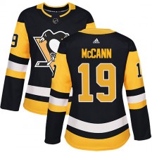 Women's Adidas Pittsburgh Penguins Jared McCann Black Home Jersey - Authentic