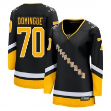 Women's Fanatics Branded Pittsburgh Penguins Louis Domingue Black 2021/22 Alternate Breakaway Player Jersey - Premier