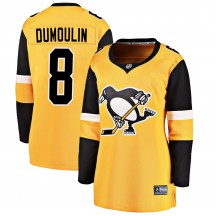 Women's Fanatics Branded Pittsburgh Penguins Brian Dumoulin Gold Alternate Jersey - Breakaway