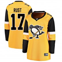 Women's Fanatics Branded Pittsburgh Penguins Bryan Rust Gold Alternate Jersey - Breakaway