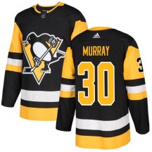 Men's Adidas Pittsburgh Penguins Matt Murray Black Jersey - Authentic