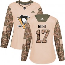 Women's Adidas Pittsburgh Penguins Bryan Rust White Away Jersey - Premier