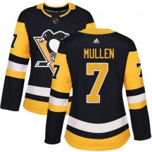 Women's Adidas Pittsburgh Penguins Joe Mullen Black Home Jersey - Authentic