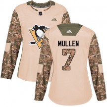 Women's Adidas Pittsburgh Penguins Joe Mullen White Away Jersey - Premier