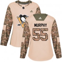 Women's Adidas Pittsburgh Penguins Larry Murphy White Away Jersey - Premier