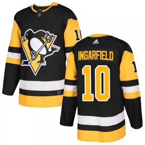 Youth Adidas Pittsburgh Penguins Earl Ingarfield Black Home Jersey - Authentic