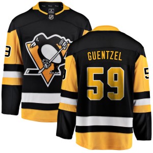 Youth Fanatics Branded Pittsburgh Penguins Jake Guentzel Black Home Jersey - Breakaway