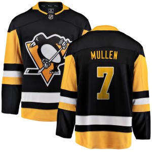 Men's Fanatics Branded Pittsburgh Penguins Joe Mullen Black Home Jersey - Breakaway