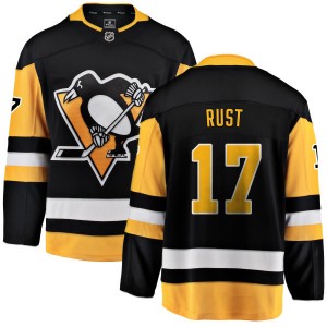 Men's Fanatics Branded Pittsburgh Penguins Bryan Rust Black Home Jersey - Breakaway