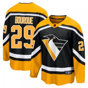 Men's Fanatics Branded Pittsburgh Penguins Phil Bourque Black Special Edition 2.0 Jersey - Breakaway