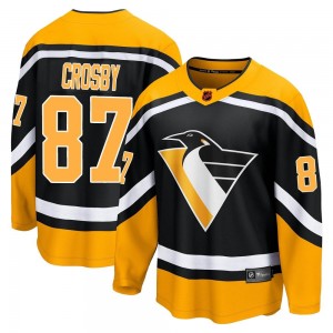 Men's Fanatics Branded Pittsburgh Penguins Sidney Crosby Black Special Edition 2.0 Jersey - Breakaway
