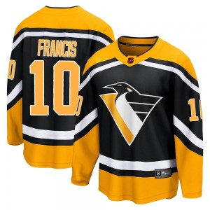 Men's Fanatics Branded Pittsburgh Penguins Ron Francis Black Special Edition 2.0 Jersey - Breakaway