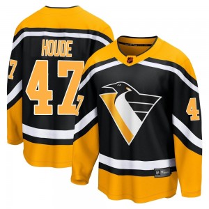 Men's Fanatics Branded Pittsburgh Penguins Samuel Houde Black Special Edition 2.0 Jersey - Breakaway