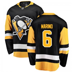 Men's Fanatics Branded Pittsburgh Penguins John Marino Black Home Jersey - Breakaway