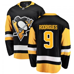 Men's Fanatics Branded Pittsburgh Penguins Evan Rodrigues Black ized Home Jersey - Breakaway