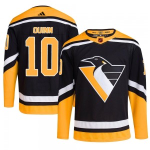 Youth Adidas Pittsburgh Penguins Dan Quinn Black Reverse Retro 2.0 Jersey - Authentic