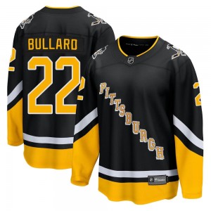 Men's Fanatics Branded Pittsburgh Penguins Mike Bullard Black 2021/22 Alternate Breakaway Player Jersey - Premier