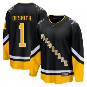 Men's Fanatics Branded Pittsburgh Penguins Casey DeSmith Black 2021/22 Alternate Breakaway Player Jersey - Premier