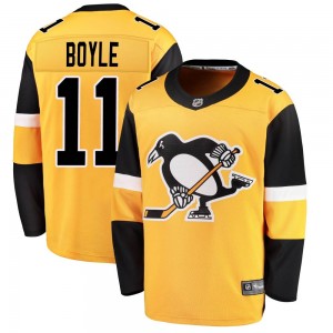 Youth Fanatics Branded Pittsburgh Penguins Brian Boyle Gold Alternate Jersey - Breakaway