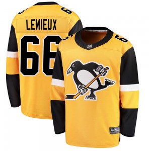 Youth Fanatics Branded Pittsburgh Penguins Mario Lemieux Gold Alternate Jersey - Breakaway