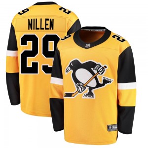Youth Fanatics Branded Pittsburgh Penguins Greg Millen Gold Alternate Jersey - Breakaway