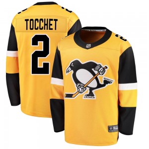 Youth Fanatics Branded Pittsburgh Penguins Rick Tocchet Gold Alternate Jersey - Breakaway