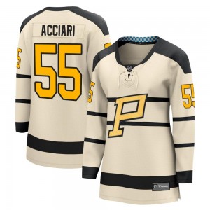 Women's Fanatics Branded Pittsburgh Penguins Noel Acciari Cream 2023 Winter Classic Jersey - Breakaway
