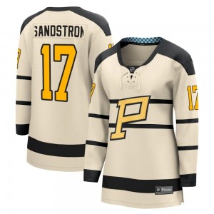 Women's Fanatics Branded Pittsburgh Penguins Tomas Sandstrom Cream 2023 Winter Classic Jersey -