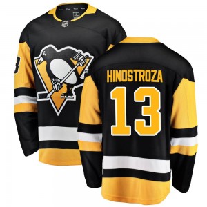 Youth Fanatics Branded Pittsburgh Penguins Vinnie Hinostroza Black Home Jersey - Breakaway