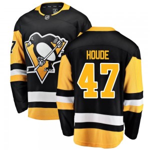 Youth Fanatics Branded Pittsburgh Penguins Samuel Houde Black Home Jersey - Breakaway