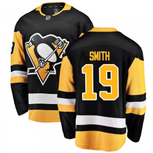 Youth Fanatics Branded Pittsburgh Penguins Reilly Smith Black Home Jersey - Breakaway
