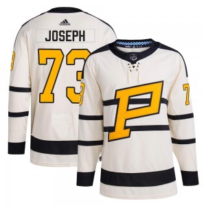 Youth Adidas Pittsburgh Penguins Pierre-Olivier Joseph Cream 2023 Winter Classic Jersey - Authentic