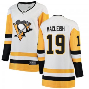 Women's Fanatics Branded Pittsburgh Penguins Rick Macleish White Away Jersey - Breakaway