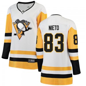 Women's Fanatics Branded Pittsburgh Penguins Matt Nieto White Away Jersey - Breakaway